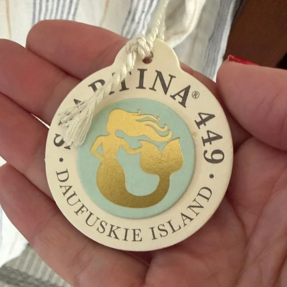 Spartina 449 Callie Linen Boardwalk Striped Long Sleeve Shirt - Picture 3 of 5